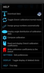 topodroid page calibration help