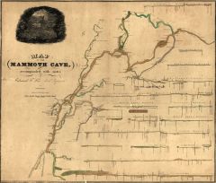 map mammoth cave 1835