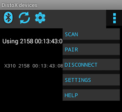 صفحه دیستو topodroid 37